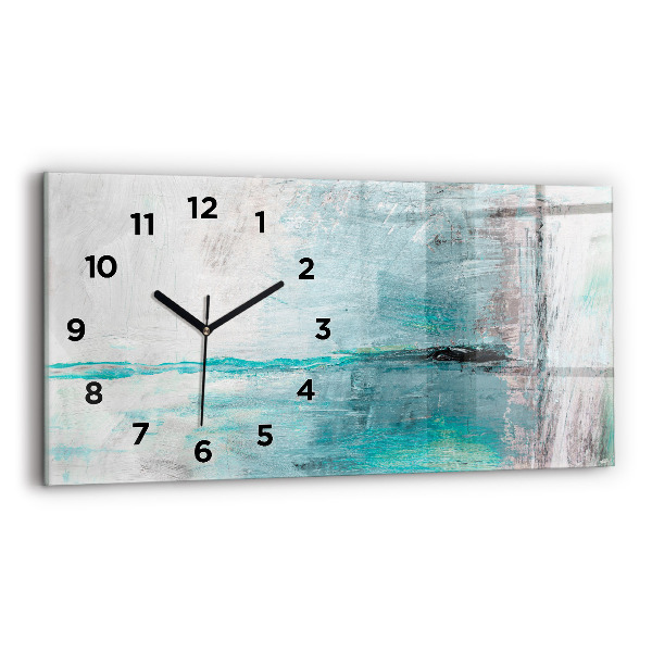 Orologio rettangolare Texture astratta dell'olio