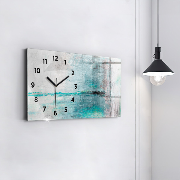 Orologio rettangolare Texture astratta dell'olio