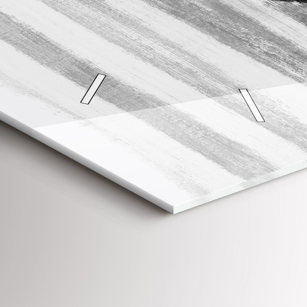 Orologio rettangolare Donna in bianco e nero