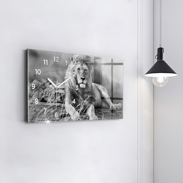 Orologio rettangolare Astrazione - Leone