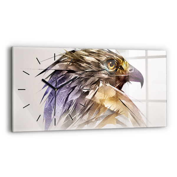 Orologio rettangolare Uccello predatore