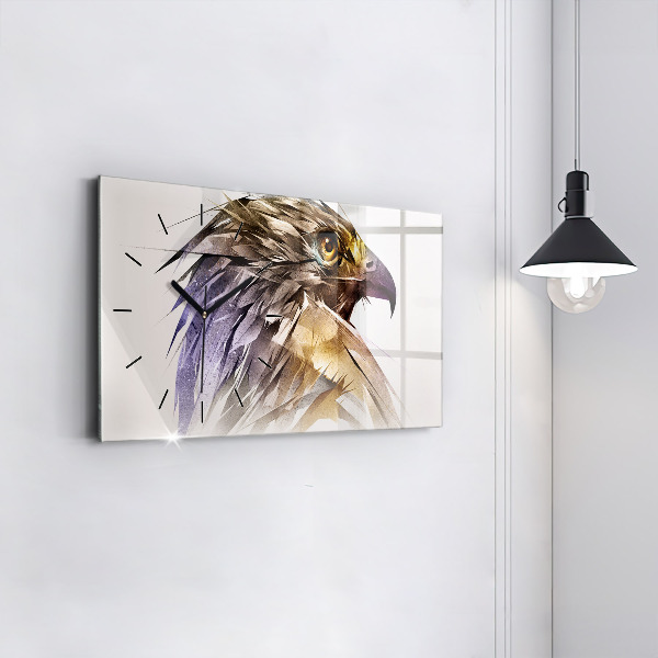 Orologio rettangolare Uccello predatore