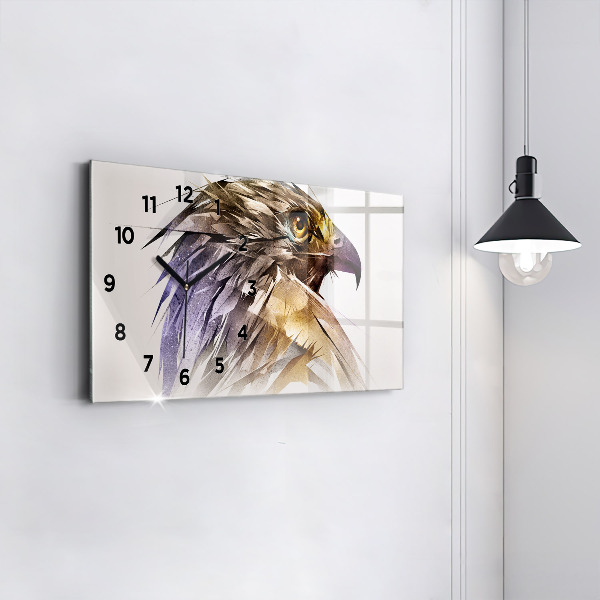 Orologio rettangolare Uccello predatore