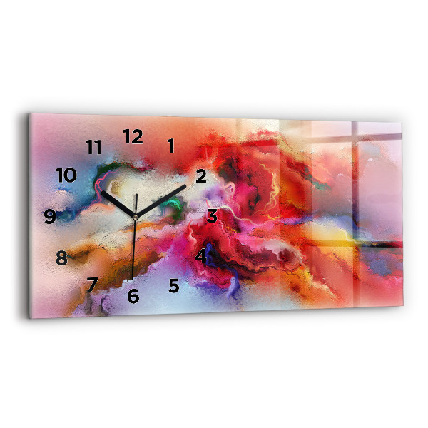 Orologio rettangolare Vernice rovesciata