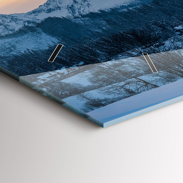 Orologio rettangolare Paesaggio montano