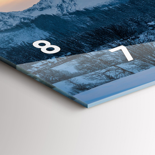 Orologio rettangolare Paesaggio montano