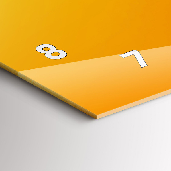 Orologio rettangolare Arancia