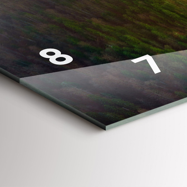 Orologi orizzontali Tramonto sulle montagne