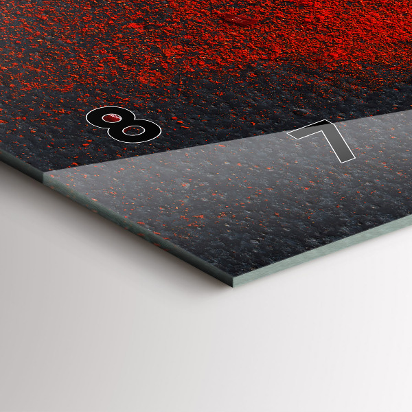 Orologi orizzontali Spezia rossa