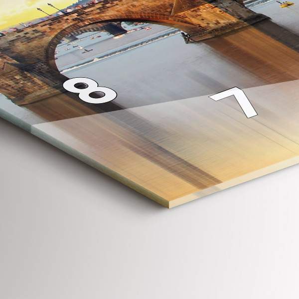 Orologi orizzontali Panorama sul fiume