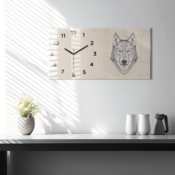 Orologi orizzontali Testa di lupo