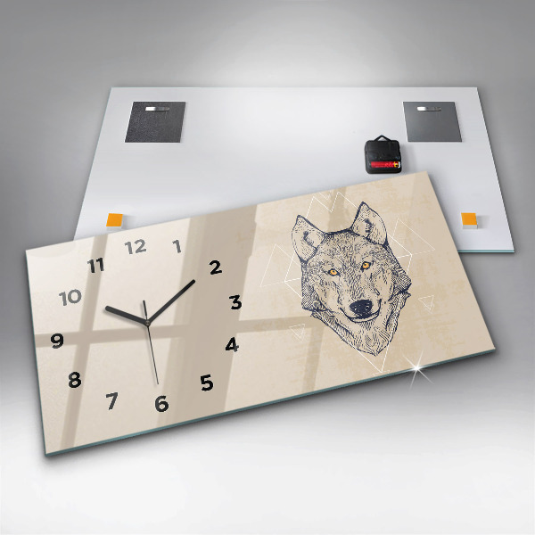 Orologi orizzontali Testa di lupo