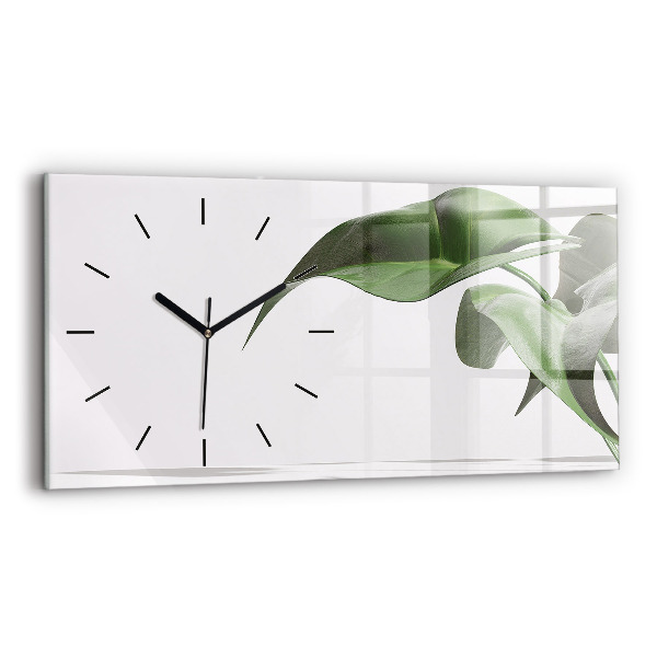 Orologi orizzontali Foglie astratte