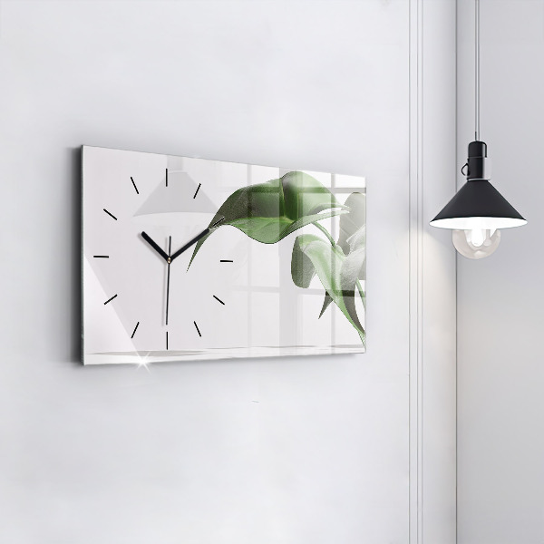 Orologi orizzontali Foglie astratte