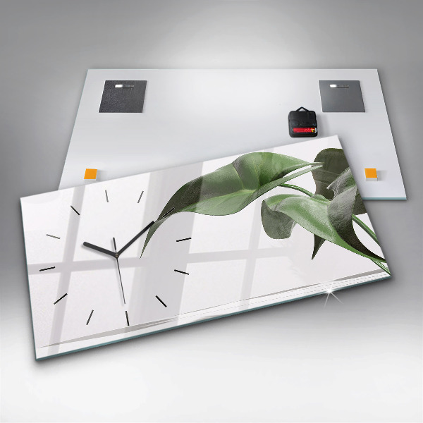 Orologi orizzontali Foglie astratte