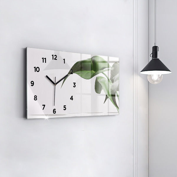 Orologi orizzontali Foglie astratte