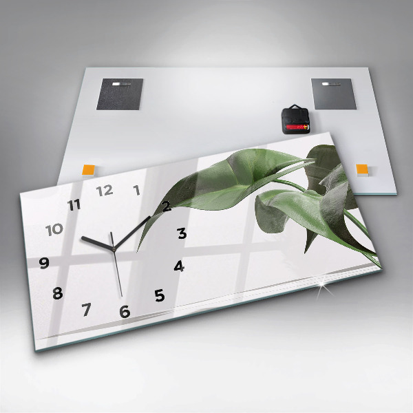 Orologi orizzontali Foglie astratte