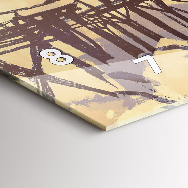 Orologi orizzontali Uomo sul vecchio ponte