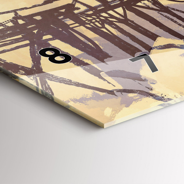 Orologi orizzontali Uomo sul vecchio ponte