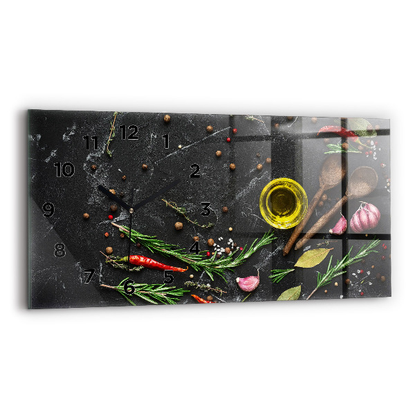 Orologi orizzontali Spezie sul bancone