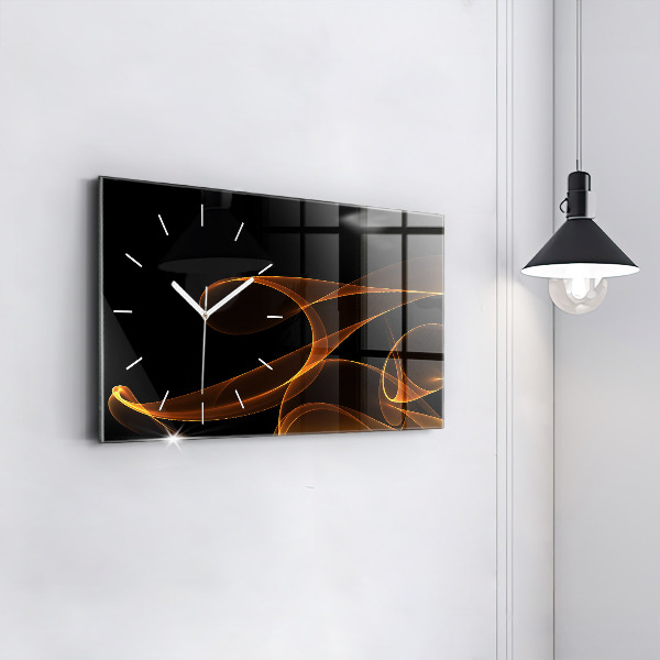 Orologi orizzontali Linee arancioni