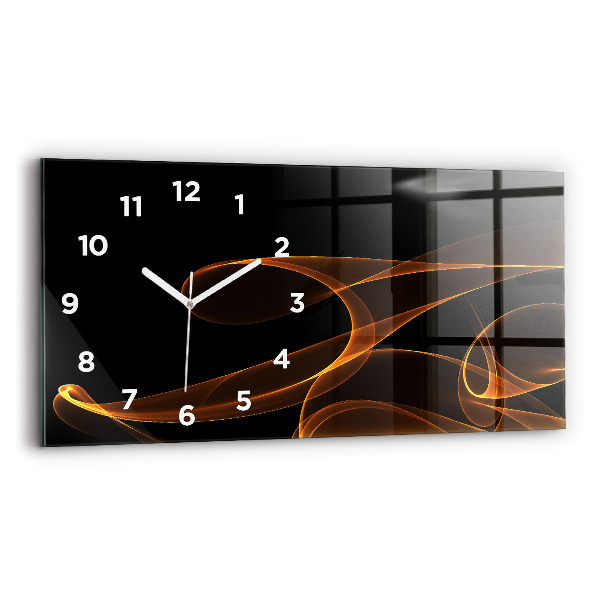 Orologi orizzontali Linee arancioni