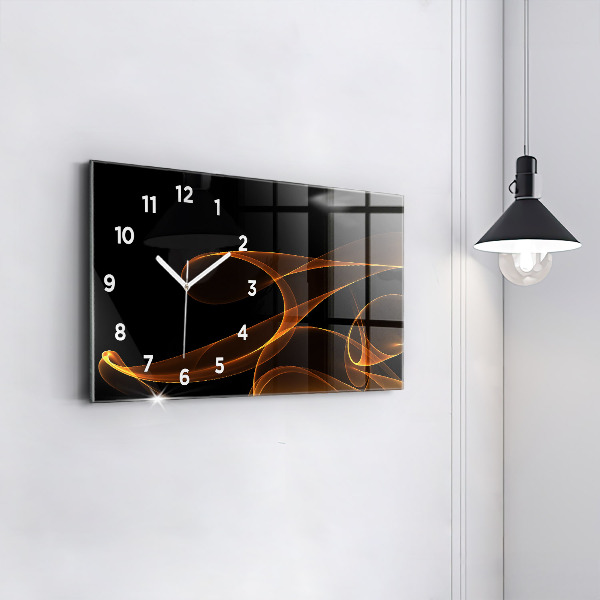 Orologi orizzontali Linee arancioni