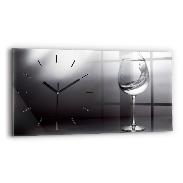 Orologi orizzontali Bicchiere di vino