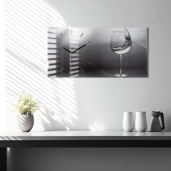 Orologi orizzontali Bicchiere di vino
