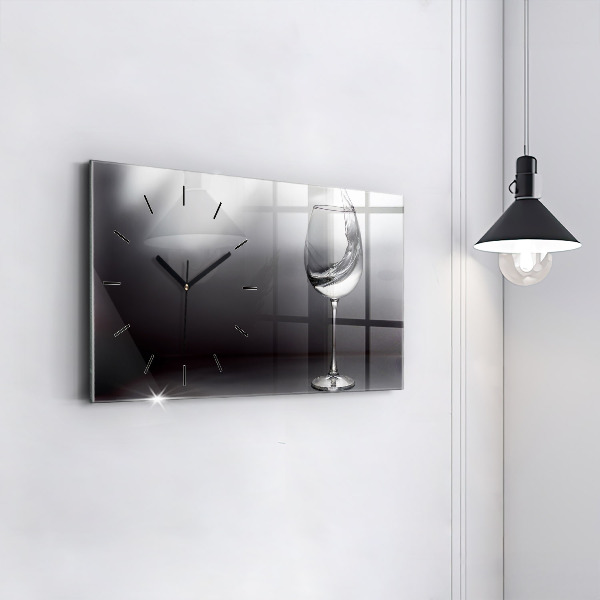 Orologi orizzontali Bicchiere di vino