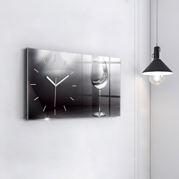Orologi orizzontali Bicchiere di vino