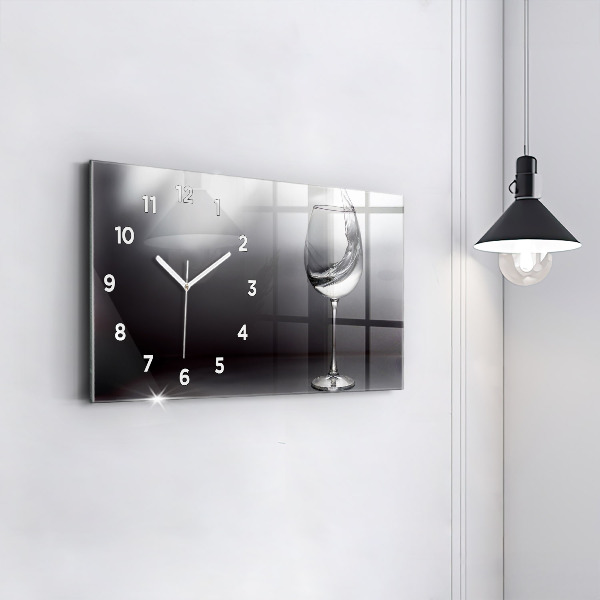 Orologi orizzontali Bicchiere di vino