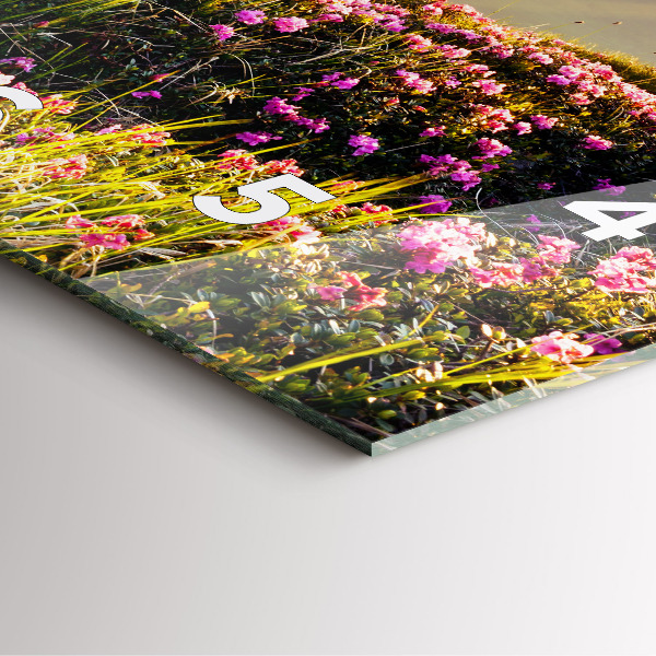 Orologio quadrato Paesaggio montano