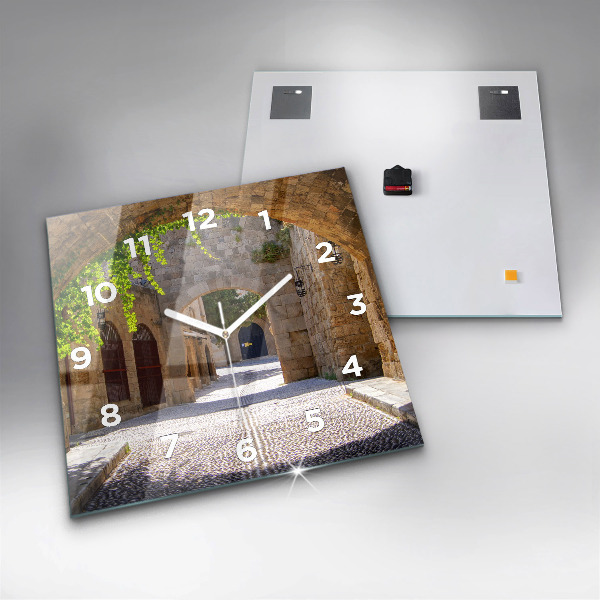 Orologio quadrato Pittoresca strada di Rodi