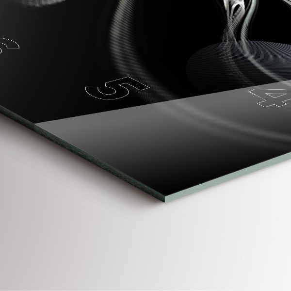 Orologio quadrato Fumo astratto