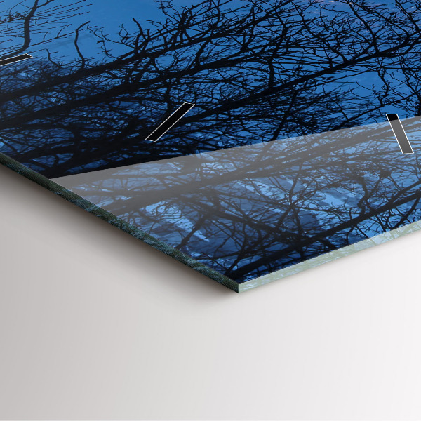 Orologio quadrato Vista sulle montagne