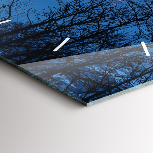 Orologio quadrato Vista sulle montagne