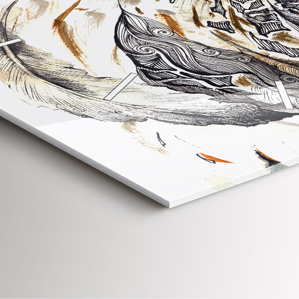 Orologio quadrato Gufo simbolo di saggezza