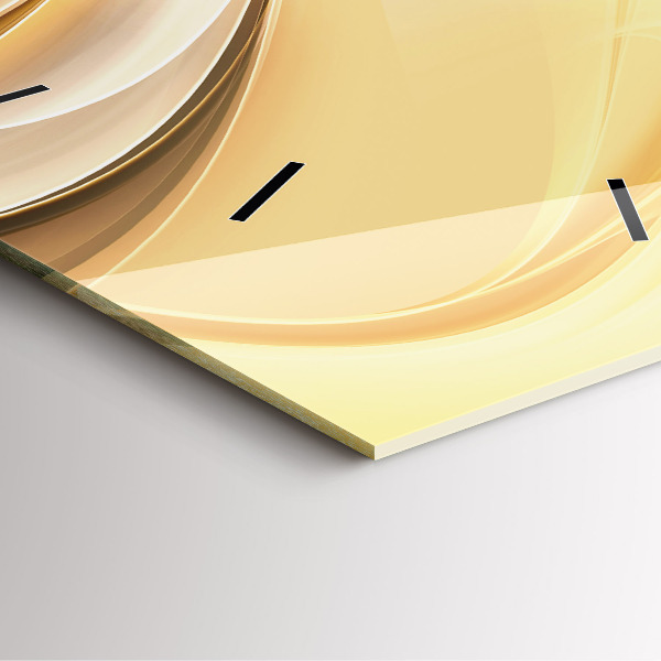 Orologio quadrato Onde di astrazione