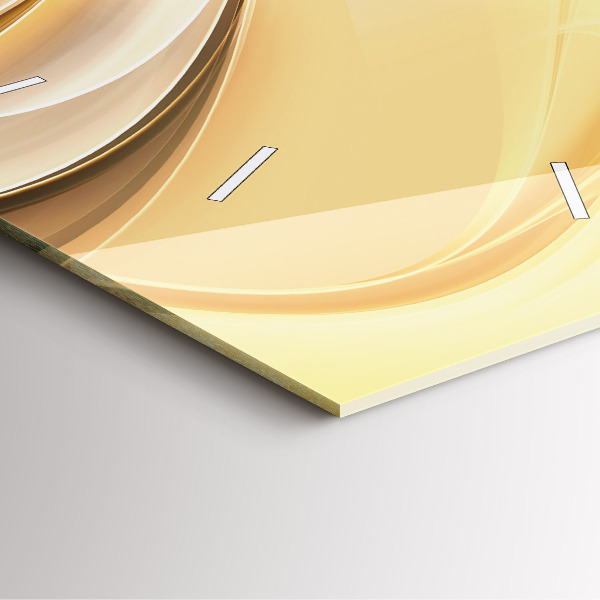 Orologio quadrato Onde di astrazione