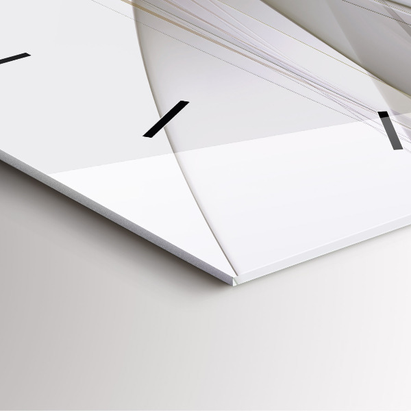 Orologio quadrato Astrazione luminosa