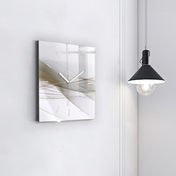 Orologio quadrato Astrazione luminosa