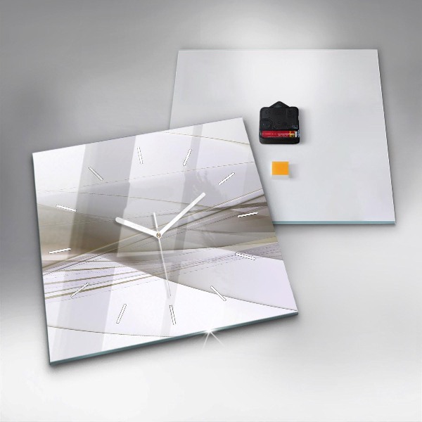 Orologio quadrato Astrazione luminosa