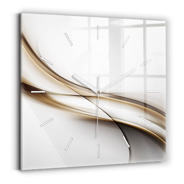 Orologio quadrato Linee astratte