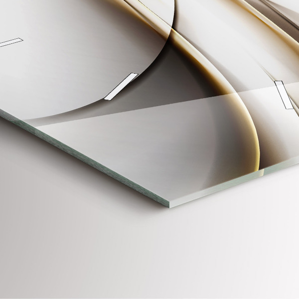 Orologio quadrato Linee astratte