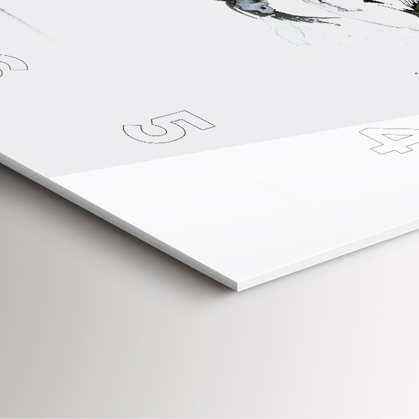 Orologio quadrato Donna che balla il balletto