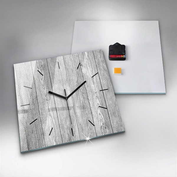 Orologio quadrato Pannelli in legno