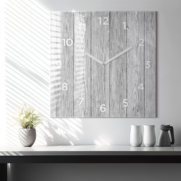 Orologio quadrato Pannelli in legno