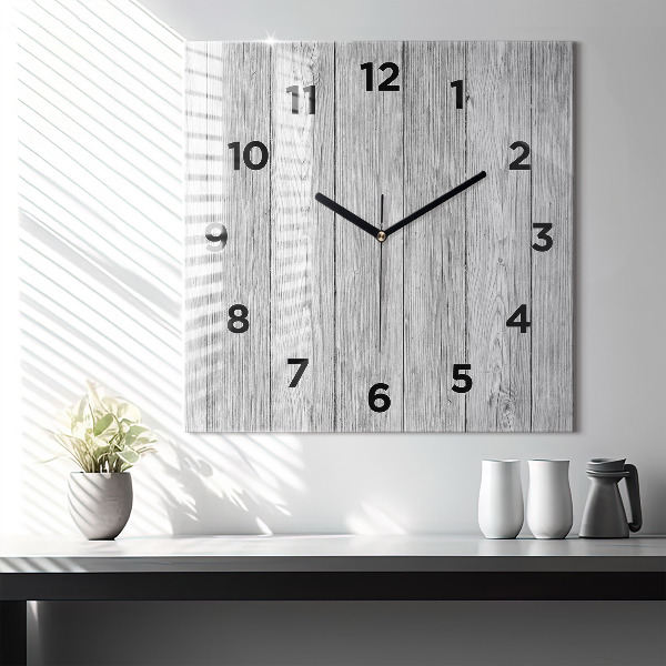 Orologio quadrato Pannelli in legno