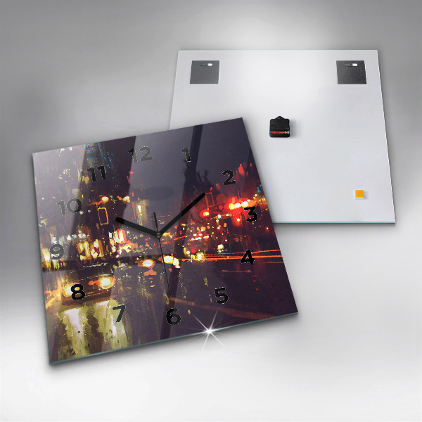 Orologio quadrato Città dipinta